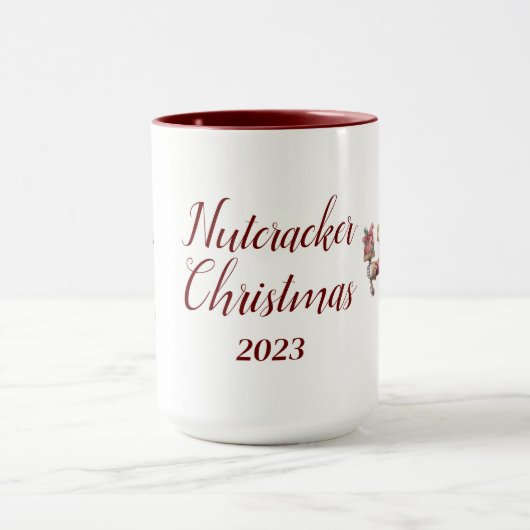 Mug Belle Sublimation de Nutcracker personnalisée (Centre)