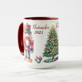 Mug Belle Sublimation de Nutcracker personnalisée (Devant gauche)