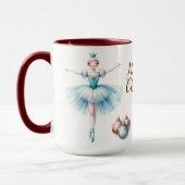 Mug Belle Sublimation de Nutcracker personnalisée (Gauche)