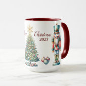 Mug Belle Sublimation de Nutcracker personnalisée (Devant droit)
