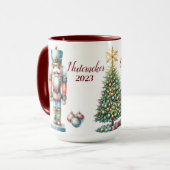 Mug Belle Sublimation de Nutcracker personnalisée (Devant gauche)