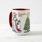 Mug Belle Sublimation de Nutcracker personnalisée (Devant gauche)