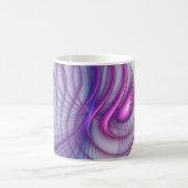 Mug Belle Swing Moderne Art Fractal Abstrait Rose (Centre)