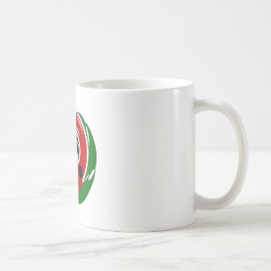 Mug Belle Tapisserie kenyane : Drapeau kényan Papillon