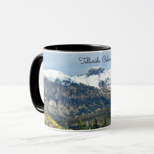 Mug Belle Telluride, Paysage du Colorado (Devant gauche)