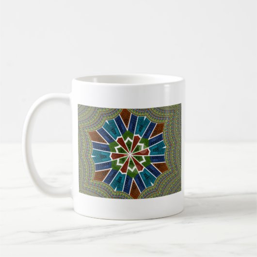 Mug Belle Tendance asiatique Textile Design Art (Gauche)