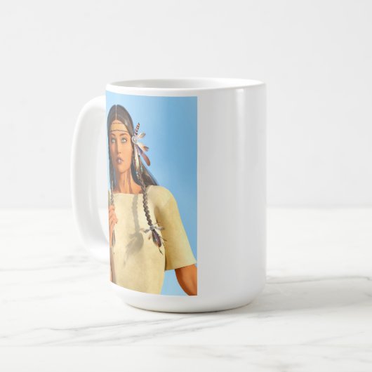 Mug Belle tenue autochtone amérindienne (Devant gauche)