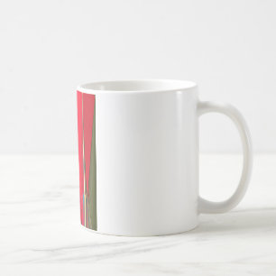 Mug Belle texture rouge et verte Couleur Art Abstrait
