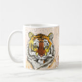 Mug Belle Tiger Jungle Safari Café Mug, Coupe (Gauche)