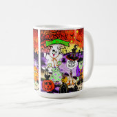 Mug Belle Trick ou Traitements Halloween Amusants Éffr (Devant droit)