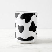 Mug Belle vache noire et blanche moderne (Centre)