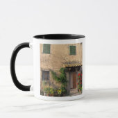 Mug Belle vieille maison fleurie à San Gimignano (Gauche)