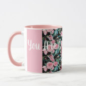 Mug Belle Vielle Roses Roses Roses Roses Vous Êtes Trè (Gauche)