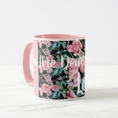 Mug Belle Vielle Roses Roses Roses Roses Vous Êtes Trè (Devant gauche)