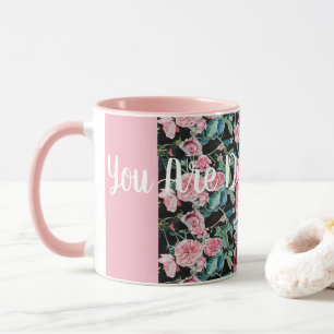 Mug Belle Vielle Roses Roses Roses Roses Vous Êtes Trè