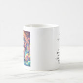 Mug Belle Virgo Femme avec Horoscope Info sur le dos (Centre)