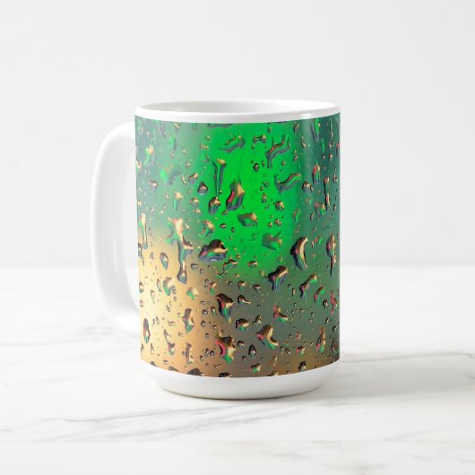 Mug Belle vue à travers la pluie (Devant gauche)