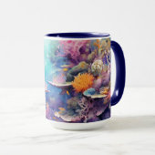 Mug Belle vue sur la mer sous-marine (Devant droit)