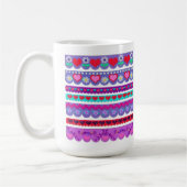 Mug Belles bordures de la Saint-Valentin en feutre (Gauche)
