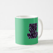 Mug Belles choses, Inspirant, Motivant, Vert (Devant droit)