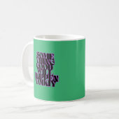 Mug Belles choses, Inspirant, Motivant, Vert (Devant gauche)