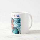 Mug Belles coquilles de sirènes noires Africaines (Devant droit)