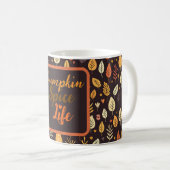 Mug Belles feuilles d'automne chaudes (Devant droit)