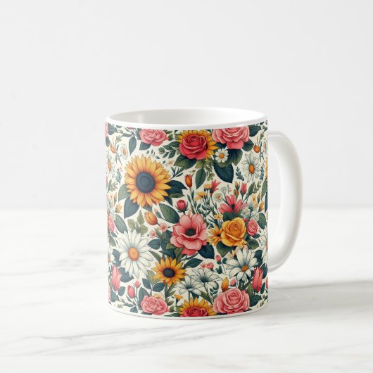 Mug Belles Fleurs (Devant droit)