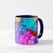 Mug Belles Fleurs colorées (Devant droit)