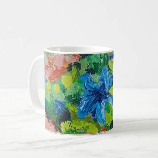 Mug Belles fleurs d'art (Devant gauche)