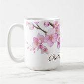 Mug Belles fleurs de cerisiers roses (Gauche)