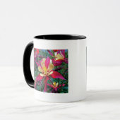 Mug belles fleurs de couleur (Devant gauche)
