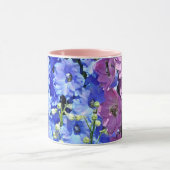 Mug Belles fleurs de delpinium (Centre)