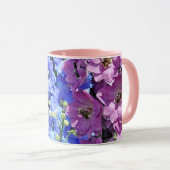 Mug Belles fleurs de delpinium (Devant droit)