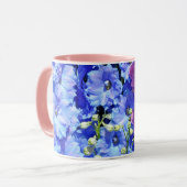 Mug Belles fleurs de delpinium (Devant gauche)