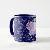 Mug Belles fleurs de prairie violette (Devant gauche)