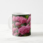Mug Belles fleurs d'hortensia rose (Devant gauche)