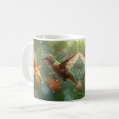 Mug Belles fleurs et colibris (Devant gauche)