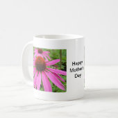 Mug belles fleurs rose violet (Devant gauche)