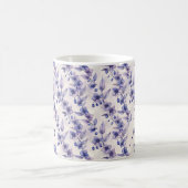Mug Belles fleurs violettes romantiques de printemps (Centre)