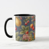 Mug Belles Fruits et Fleurs. Style français (Gauche)