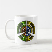 Mug Belles illustrations circulaires africaines coloré (Gauche)