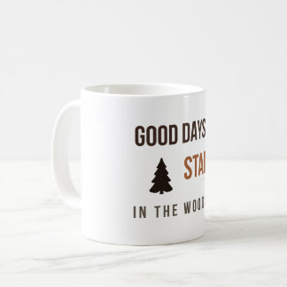 Mug Belles journées commencent dans les bois amoureux 