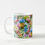 Mug Belles Orchidées Tropical Floral (Gauche)