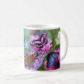 Mug Belles papillons Fleurs sauvages Aimer (Devant droit)