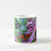 Mug Belles papillons Fleurs sauvages Aimer (Centre)