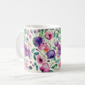 Mug Belles Pink Et Floral Violet (Devant gauche)