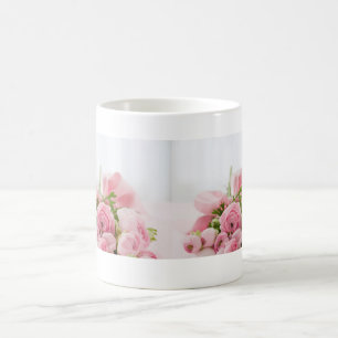 Mug Belles Roses Fleurs Floral Rose Pink