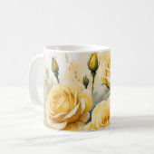 Mug Belles Roses Jaunes (Devant gauche)
