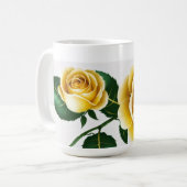 Mug Belles Roses Jaunes (Devant gauche)